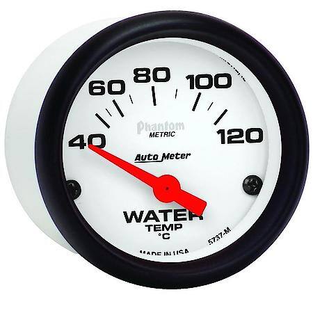 Gauge; Water Temperature; 2 1/16"; 40-120Deg.C; Electric; Phantom