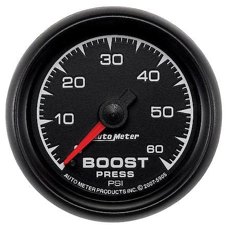Gauge; Boost; 2 1/16"; 60 PSI; Mechanical; ES