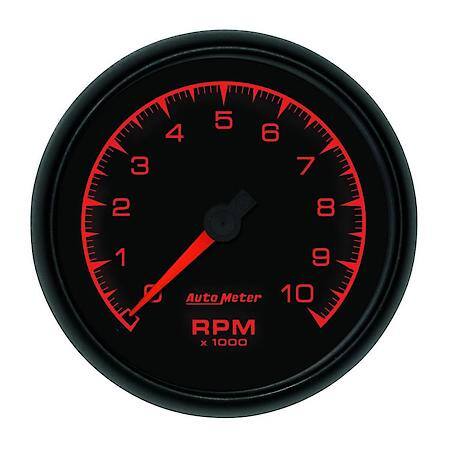 Gauge; Tachometer; 3 3/8"; 10K RPM; In-Dash; ES