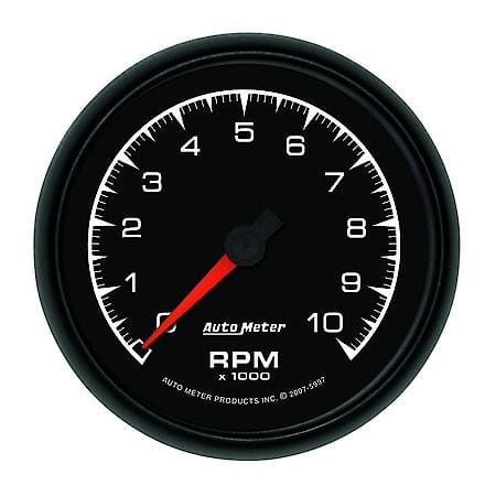 Gauge; Tachometer; 3 3/8"; 10K RPM; In-Dash; ES