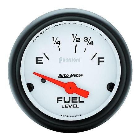 Gauge; Fuel Level; 2 1/16"; 16Oe To 158Of; Electric; Phantom