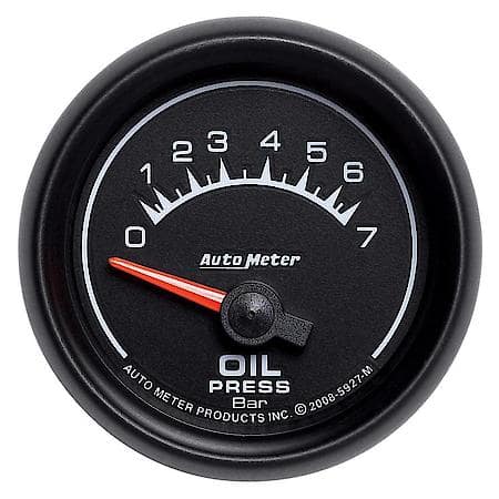 Gauge; Oil Pressure; 2 1/16"; 7 Bar; Electric; ES