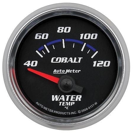 Gauge; Water Temperature; 2 1/16"; 40-120Deg.C; Electric; Cobalt
