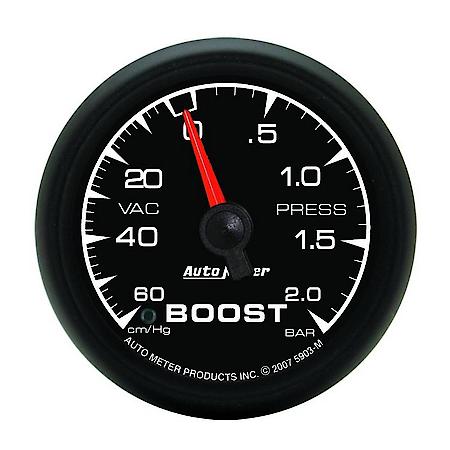 Gauge; Vac/Boost; 2 1/16"; 60Cmhg-2.0Bar; Mechanical; ES