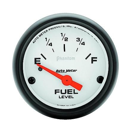 Gauge; Fuel Level; 2 1/16"; 0Oe To 30Of; Electric; Phantom