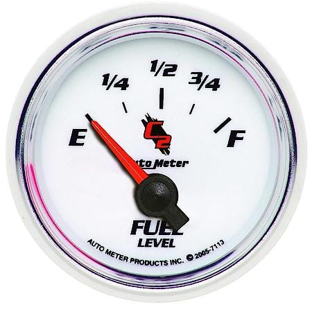 Gauge; Fuel Level; 2 1/16"; 0Oe To 90Of; Electric; C2