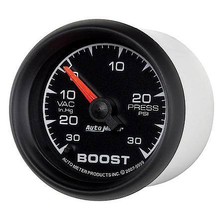 Gauge; Vac/Boost; 2 1/16"; 30Inhg-30 PSI; Digital Stepper Motor; ES