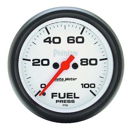 Gauge; Fuel Pressure; 2 5/8"; 100 PSI; Digital Stepper Motor; Phantom
