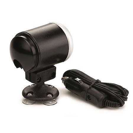 Gauge Mount; Single; 2 1/16"; Black; Suction Type