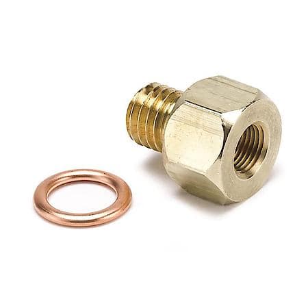 Fitting; Adapter; Metric; M12X1.75 Male To 1/8" NPTF Female; Brass