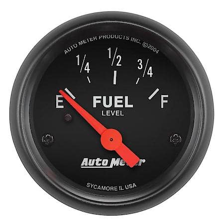Gauge, Fuel Level, 2 1/16", 240 Ohms E To 33 Ohms F, Electrical, Z-Series