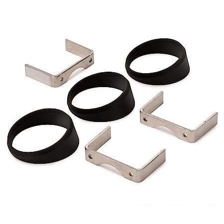 Gauge Mount; Angle Rings; 3 Pcs.; Black; For 2 5/8" Gauges