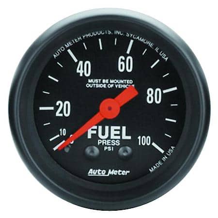 Gauge; Fuel Press; 2 1/16"; 100 PSI; Mechanical; Z-Series