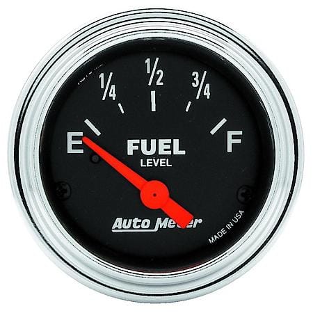 Gauge; Fuel Level; 2 1/16"; 240Oe To 33Of; Electric; Traditional Chrome