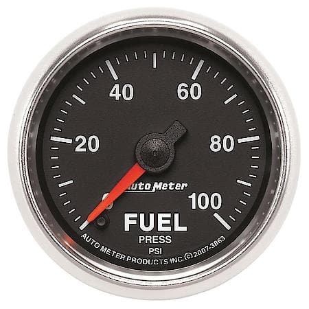 Gauge; Fuel Pressure; 2 1/16"; 100 PSI; Digital Stepper Motor; GS