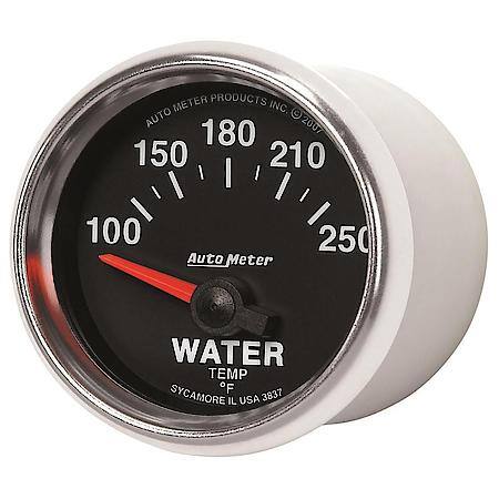 Gauge; Water Temperature; 2 1/16"; 100-250 Deg. F; Electric; GS
