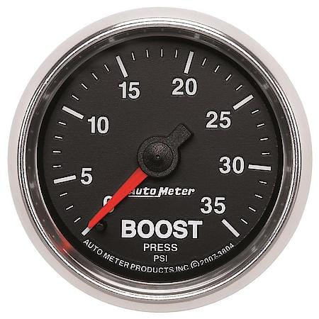 Gauge; Boost; 2 1/16"; 35 PSI; Mechanical; GS