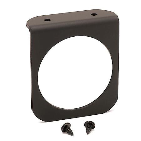 Gauge Mounting Panel; Single; 2 5/8"; Black; Aluminum