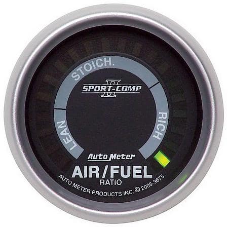 Gauge; Air/Fuel Ratio-Narrowband; 2 1/16"; Lean-Rich; LED Array; Sport-Comp II
