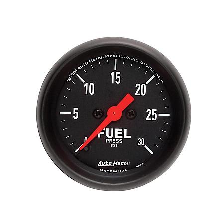 Gauge; Fuel Pressure; 2 1/16"; 30 PSI; Digital Stepper Motor; Z-Series