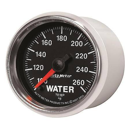 Gauge; Water Temperature; 2 1/16"; 100-260 Deg. F; Digital Stepper Motor; GS