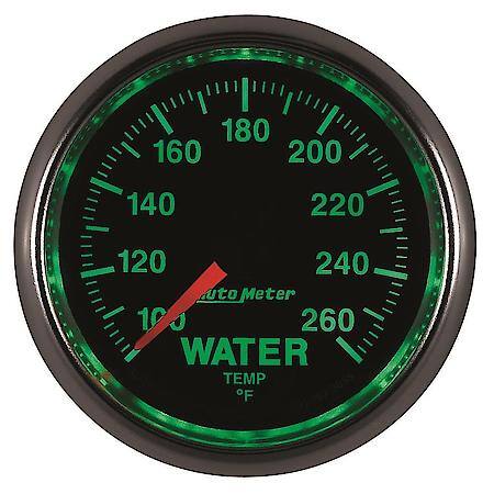 Gauge; Water Temperature; 2 1/16"; 100-260 Deg. F; Digital Stepper Motor; GS