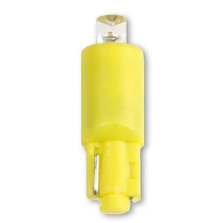 LED Bulb; Replacement; T1-3/4 Wedge; Amber; For Monster Tach