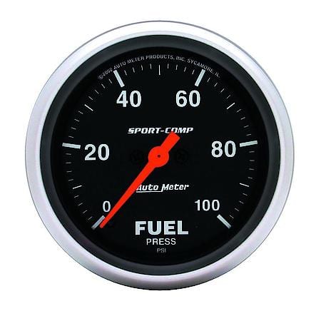 Gauge; Fuel Pressure; 2 5/8"; 100 PSI; Digital Stepper Motor; Sport-Comp