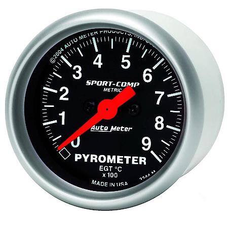 Gauge; Pyrometer (EGT); 2 1/16"; 900Deg.C; Digital Stepper Motor; Sport-Comp