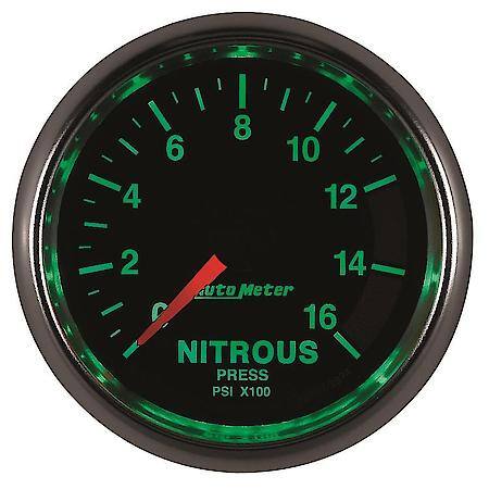 Gauge; Nitrous Pressure; 2 1/16"; 1600 PSI; Digital Stepper Motor; GS