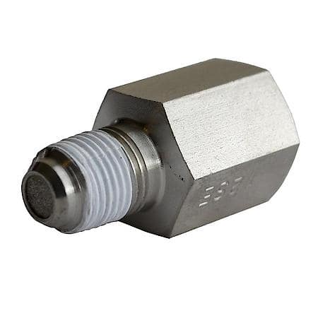 Fitting; Snubber Adapter; 1/8" NPT Female To 1/8" NPT Male; Stainless Steel;