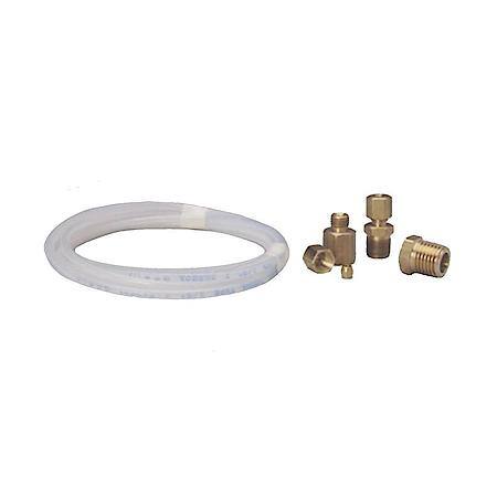 Tubing; Nylon; 1/8"; 12' Length; Included 1/8" NPTF Brass Compression Fitting
