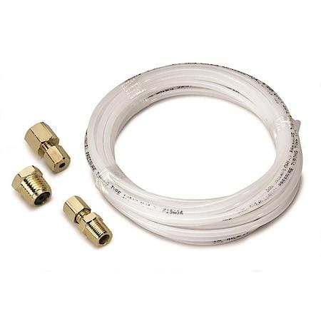 Tubing; Nylon; 1/8"; 12' Length; Included 1/8" NPTF Brass Compression Fitting