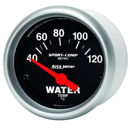 Gauge; Water Temperature; 2 1/16"; 40-120Deg.C; Electric; Sport-Comp