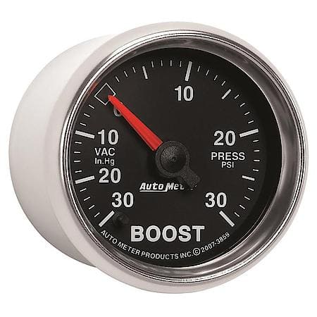 Gauge; Vac/Boost; 2 1/16"; 30Inhg-30 PSI; Digital Stepper Motor; GS