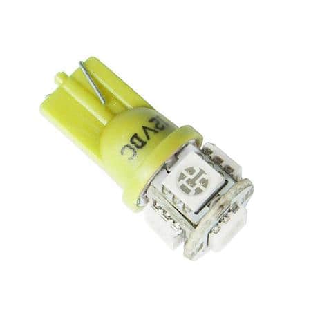 LED Bulb; Replacement; T3 Wedge; Amber