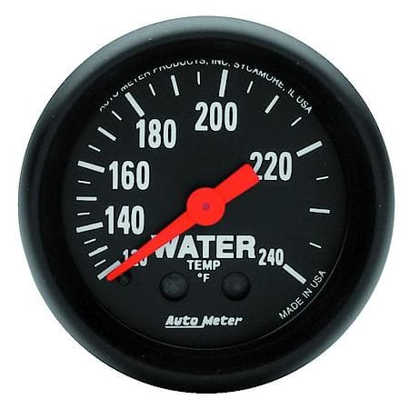 Gauge; Water Temperature; 2 1/16"; 120-240 Deg. F; Mechanical; Z-Series