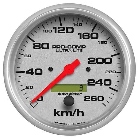 Gauge; Speedometer; 5"; 260Km/H; Electrical Program With LCD ODO; Ultra-Lite
