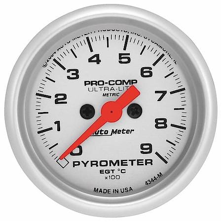Gauge; Pyrometer (EGT); 2 1/16"; 900Deg.C; Digital Stepper Motor; Ultra-Lite
