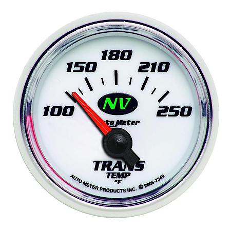Gauge; Transmission Temperature; 2 1/16"; 100-250 Deg. F; Electric; NV