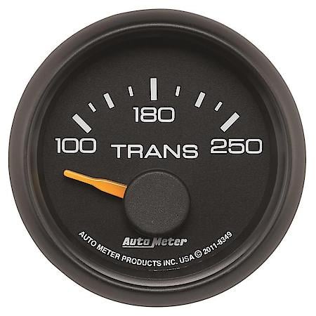 Gauge; Transmission Temperature; 2 1/16"; 100-250 Deg. F; Electric; GM Factory Match