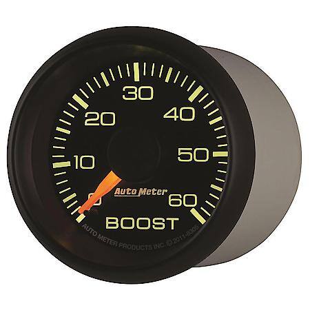 Gauge; Boost; 2 1/16"; 60 PSI; Mechanical; GM Factory Match