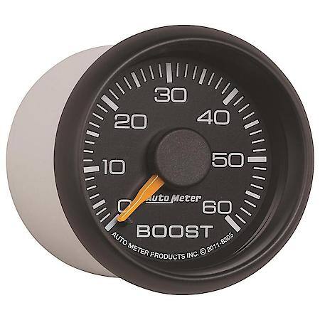 Gauge; Boost; 2 1/16"; 60 PSI; Mechanical; GM Factory Match