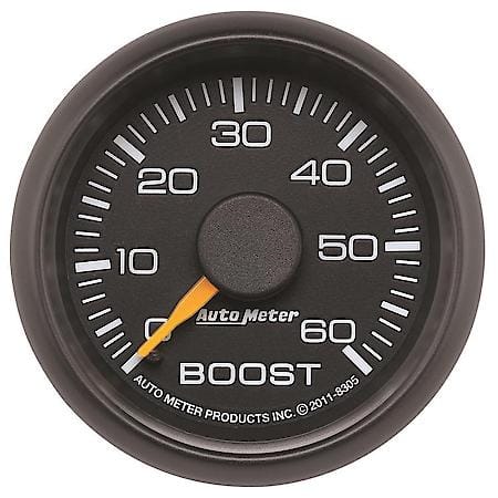 Gauge; Boost; 2 1/16"; 60 PSI; Mechanical; GM Factory Match