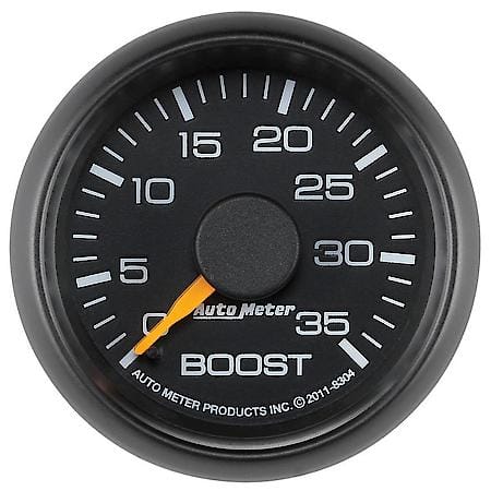 Gauge; Boost; 2 1/16"; 35 PSI; Mechanical; GM Factory Match
