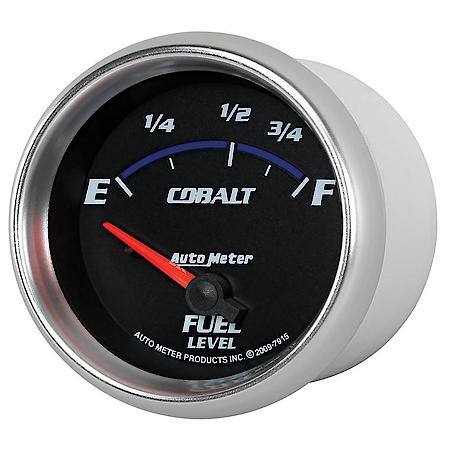 Gauge; Fuel Level; 2 5/8"; 73Oe To 10Of; Electric; Cobalt