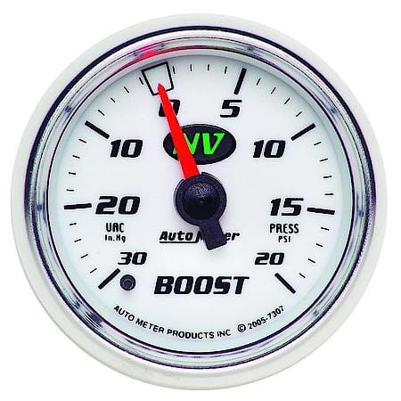Gauge; Vac/Boost; 2 1/16"; 30Inhg-20 PSI; Mechanical; NV