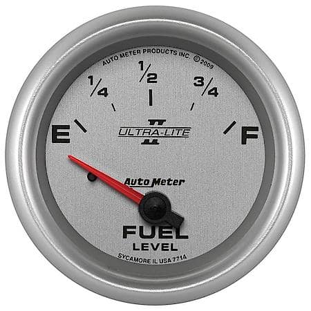 Gauge; Fuel Level; 2 5/8"; 0Oe To 90Of; Electric; Ultra-Lite II
