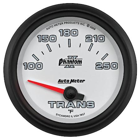 Gauge; Transmission Temperature; 2 5/8"; 100-250 Deg. F; Electric; Phantom II