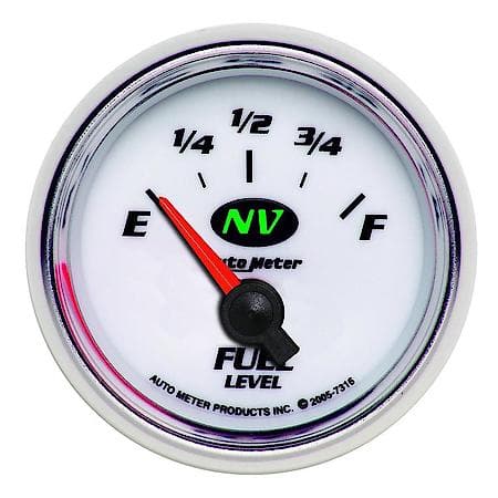 Gauge; Fuel Level; 2 1/16"; 240Oe To 33Of; Electric; NV